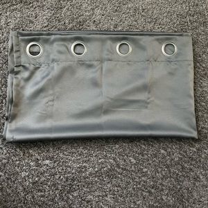 2/$13 Gray Grommet Curtain Panel